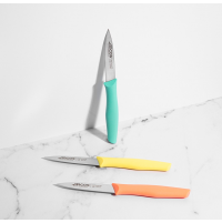 Ніж для чищення Arcos Nova 85 мм | Професійний, нержавіюча сталь Nitrum, кораловий | BU HORECA