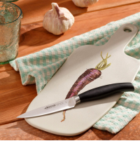 Ніж для чищення Arcos Clara 100 мм | Професійний, нержавіюча сталь, чорний | BU HORECA