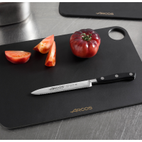 Ніж для томатів Arcos Riviera 130 мм | Професійний, зубчастий, кована сталь, чорний | BU HORECA