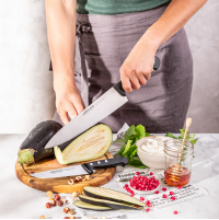 Кухарський ніж Arcos Universal 200 мм | Професійний, нержавіюча сталь, чорний | BU HORECA