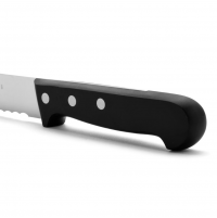 Ніж для хліба Arcos Universal 250 мм | Професійний, зубчастий, нержавіюча сталь, чорний | BU HORECA