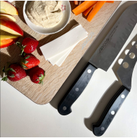 Ніж сантоку Arcos Universal 170 мм | Професійний, нержавіюча сталь, чорний | BU HORECA