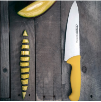 Кухарський ніж Arcos 2900 200 мм | Професійний, нержавіюча сталь, жовтий | BU HORECA