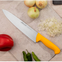 Кухарський ніж Arcos 2900 250 мм | Зубчастий, нержавіюча сталь, жовтий | BU HORECA