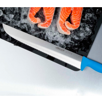 Ніж м'ясника зубчастий Arcos 2900 350 мм | Професійний, нержавіюча сталь, синій | BU HORECA