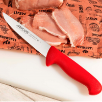 Ніж м'ясника Arcos 2900 160 мм | Професійний, обробний, нержавіюча сталь, червоний | BU HORECA
