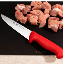 Ніж м'ясника Arcos 2900 200 мм | Професійний, обробний, нержавіюча сталь, червоний | BU HORECA