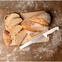 Ніж для випічки Arcos 2900 250 мм | Професійний, зубчастий, нержавіюча сталь, білий | BU HORECA