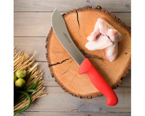 Ніж для підрізання шкури Arcos 2900 190 мм | Професійний, нержавіюча сталь, червоний | BU HORECA