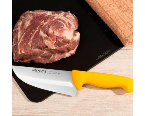 Ніж м'ясника Arcos 2900 170 мм | Професійний, нержавіюча сталь, жовтий | BU HORECA