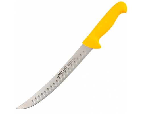 Ніж для м'яса Arcos 2900 250 мм | Професійний, обвалочний, нержавіюча сталь Nitrum, жовтий | BU HORECA