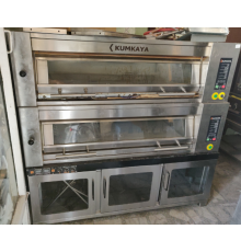 Печь подовая Kumkaya 2 яруса с расстойным шкафом.