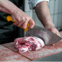 Сікач Arcos 2900 220 мм | Професійний, 680 г, жовтий | BU HORECA