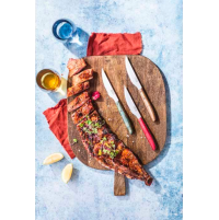 Ніж столовий стейковий Arcos | Дерев'яна ручка, нержавіюча сталь | BU HORECA