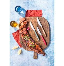 Ніж столовий стейковий Arcos | Дерев'яна ручка, нержавіюча сталь | BU HORECA