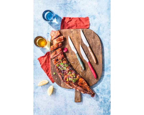 Ніж столовий стейковий Arcos | Дерев'яна ручка, нержавіюча сталь | BU HORECA