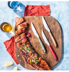 Ніж столовий стейковий Arcos | Дерев'яна ручка, нержавіюча сталь | BU HORECA