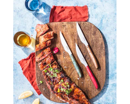 Ніж столовий стейковий Arcos | Дерев'яна ручка, нержавіюча сталь | BU HORECA