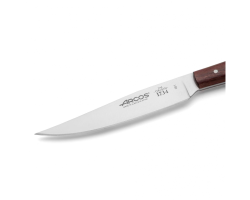 Ніж столовий стейковий Arcos | Дерев'яна ручка, 110 мм, коричневий | BU HORECA