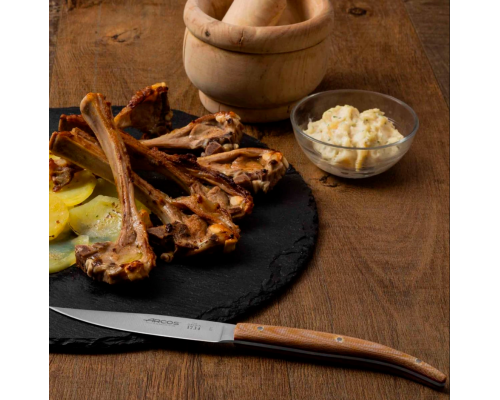 Ніж столовий стейковий Arcos, 110 мм | Професійний, з дерев'яною ручкою, коричневий | BU HORECA