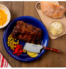 Ніж столовий Arcos для м'яса | Дерев'яна ручка, 90 мм, коричневий | BU HORECA