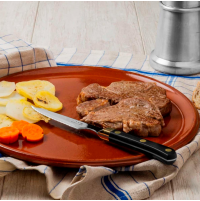 Ніж для стейка Arcos 115 мм | Професійний, нержавіюча сталь, чорний | BU HORECA