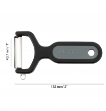 Ніж для чищення Arcos 130 мм | Професійний, нержавіюча сталь, чорний | BU HORECA