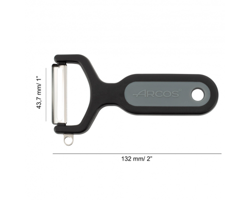 Ніж для чищення Arcos 130 мм | Професійний, нержавіюча сталь, чорний | BU HORECA