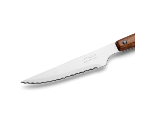 Ніж столовий стейковий Arcos | Дерев'яна ручка, 105 мм | BU HORECA