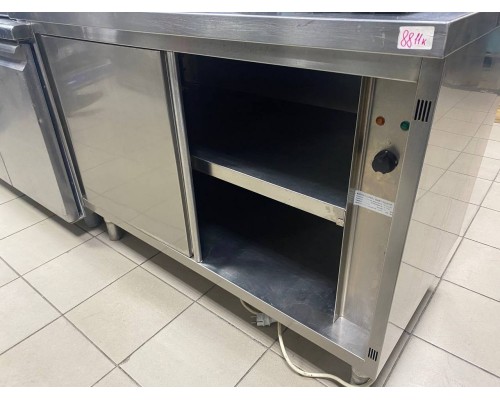 Тепловой стол Kogast EPV12 б/у | 120 см, Нержавеющая сталь +90°C | BU HORECA