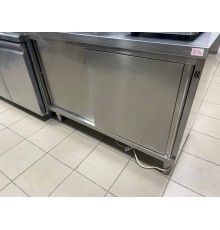 Тепловой стол Kogast EPV12 б/у | 120 см, Нержавеющая сталь +90°C | BU HORECA