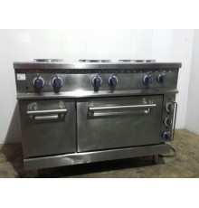 Плита электрическая 6 конфорок с духовкой