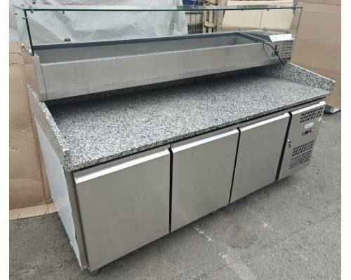 Стіл холодильний для піци 3 двері Forcold G-PZ3600TN-FC 9289к/1 Стіл холодильний для піци 3 двері Forcold G-PZ3600TN-FC 9289к/1