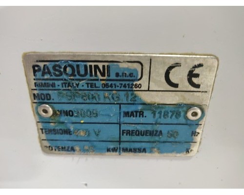 Тестомес спиральный Pasquini PSP800 KG12