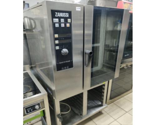 Пароконвектомат Бойлерный Zanussi FCZ101EBA2 с подставкой бу Пароконвектомат Бойлерный Zanussi FCZ101EBA2 с подставкой бу