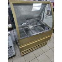 Вітрина морозильна UNIS Cool GEORGIA III 1000 ICE | Професійна, -22°...0°C, гнуте скло | BU HORECA