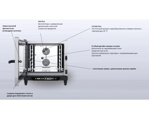 Піч пароконвекційна Unox XB893 Піч пароконвекційна Unox XB893