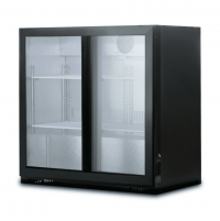 Шкаф барный холодильный HURAKAN HKN-DB205S | 200 л, Стеклянная дверь, 865 мм | BU HORECA