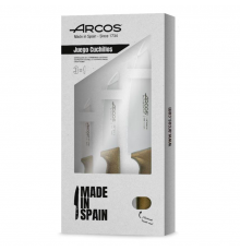 Набір кухонних ножів Arcos Niza 3 шт | Кований, нержавіюча сталь, чорний | BU HORECA