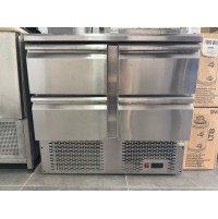 Стіл холодильний POLAIR TMi2GN-22-G Б/В | 4 шухляди, 184 л, -2°...+10°C, з бортом | BU HORECA