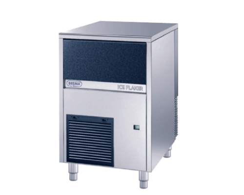 Льодогенератор BREMA GB903WHC | Гранульований лід 113 кг/добу, бункер 30 кг, водяне охолодження, R290 | BU HORECA