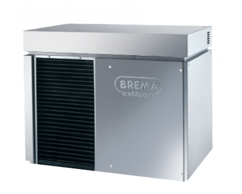 Льодогенератор BREMA Muster 1500W | Лускатий лід 1500 кг/добу, 380В, водяне охолодження, R452A | BU HORECA