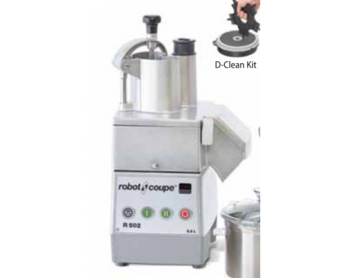 Кухонний процесор Robot Coupe R 502 (Без дисків) | 5.9 л, 3Ф 400В, овочерізка-куттер, D-Clean Kit