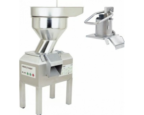 Професійна овочерізка Robot-Coupe CL 60 (2 вирви) | 1800 кг/год, 380 В, нержавіюча сталь, без дисків | BU Horeca