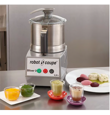 Бліксер Robot-Coupe Blixer 2 (2 чаші) | Професійний, 2.9 л, 3000 об/хв, 700 Вт, з додатковою чашею | BU Horeca