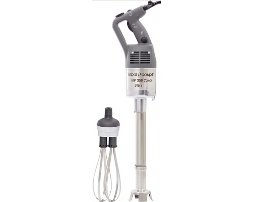 Занурювальний міксер Robot Coupe MP 350 Combi Ultra LED EasyPlug | Професійний, 2 в 1 (Блендер + Вінчик), до 50 л, плавне регулювання | BU Horeca