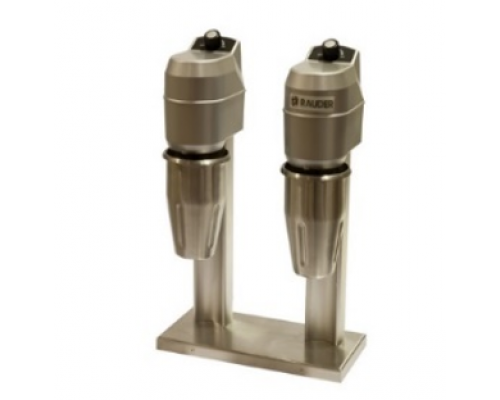 Міксер молочний двопостовий | Професійний, 2 стакани (900 мл), 15000 об/хв, з варіатором | BU Horeca