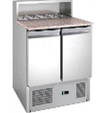 Стіл холодильний для піци (Саладетта) | Гранітна стільниця, 2 двері, +2°...+8°C, 240 л | BU Horeca