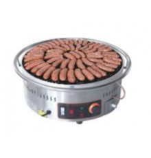 Гриль ВУЛКАНО електричний | Камінь, Професійний, Ø 380 мм, 300°C, 2.2 кВт | BU Horeca