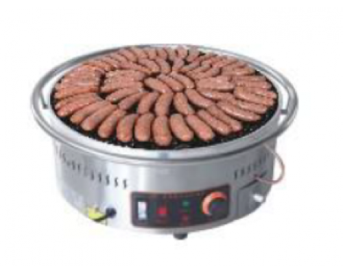 Гриль ВУЛКАНО електричний | Камінь, Професійний, Ø 380 мм, 300°C, 2.2 кВт | BU Horeca